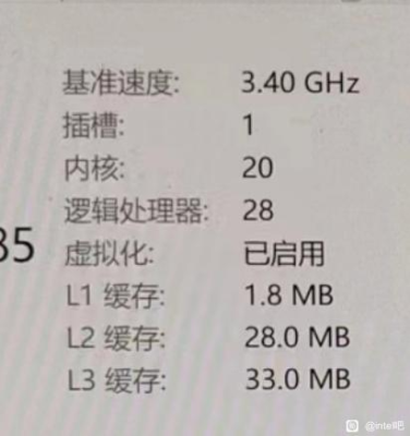 Intel Core i7 14700K Specifications