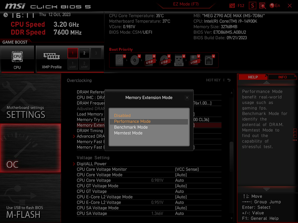 MSI Memory Extension Supercharges FPS by 6%