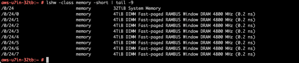 AWS U7i Instances Transforming In-Memory Computing image 87 The 32 TiB instance