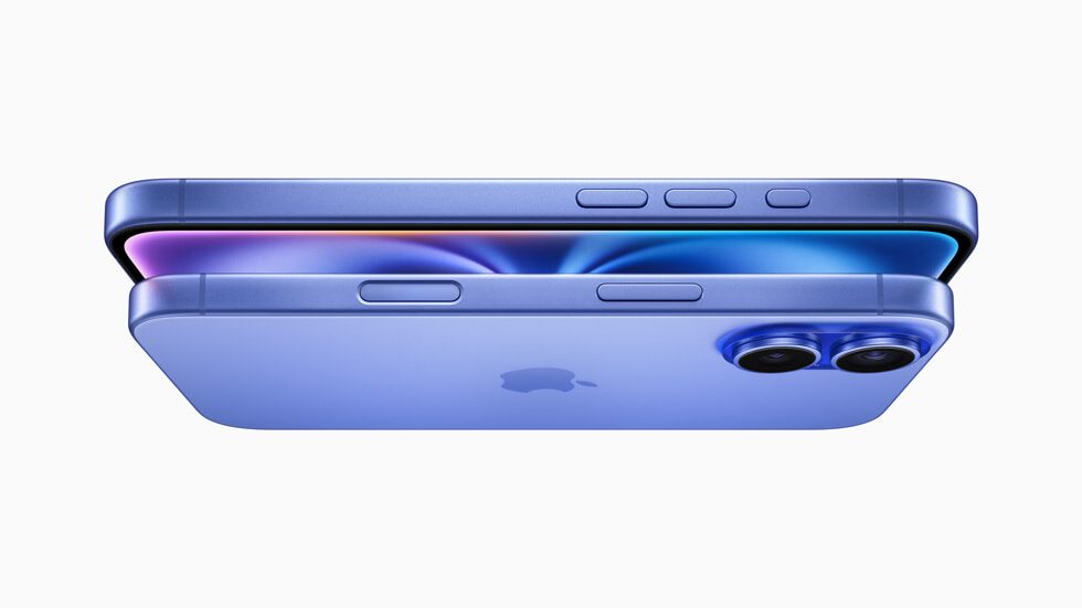 Available in 6.1-inch and 6.7-inch display sizes, iPhone 16 and iPhone 16 Plus feature a gorgeous, durable design and offer a big boost in battery life. Available in 6.1-inch and 6.7-inch display sizes, iPhone 16 and iPhone 16 Plus feature a gorgeous, durable design and offer a big boost in battery life.