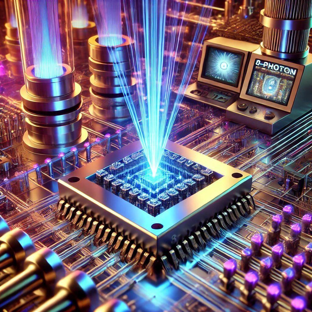 Quantum Computing with a Novel 8-Photon Qubit Chip Quantum Computing with a Novel 8-Photon Qubit Chip