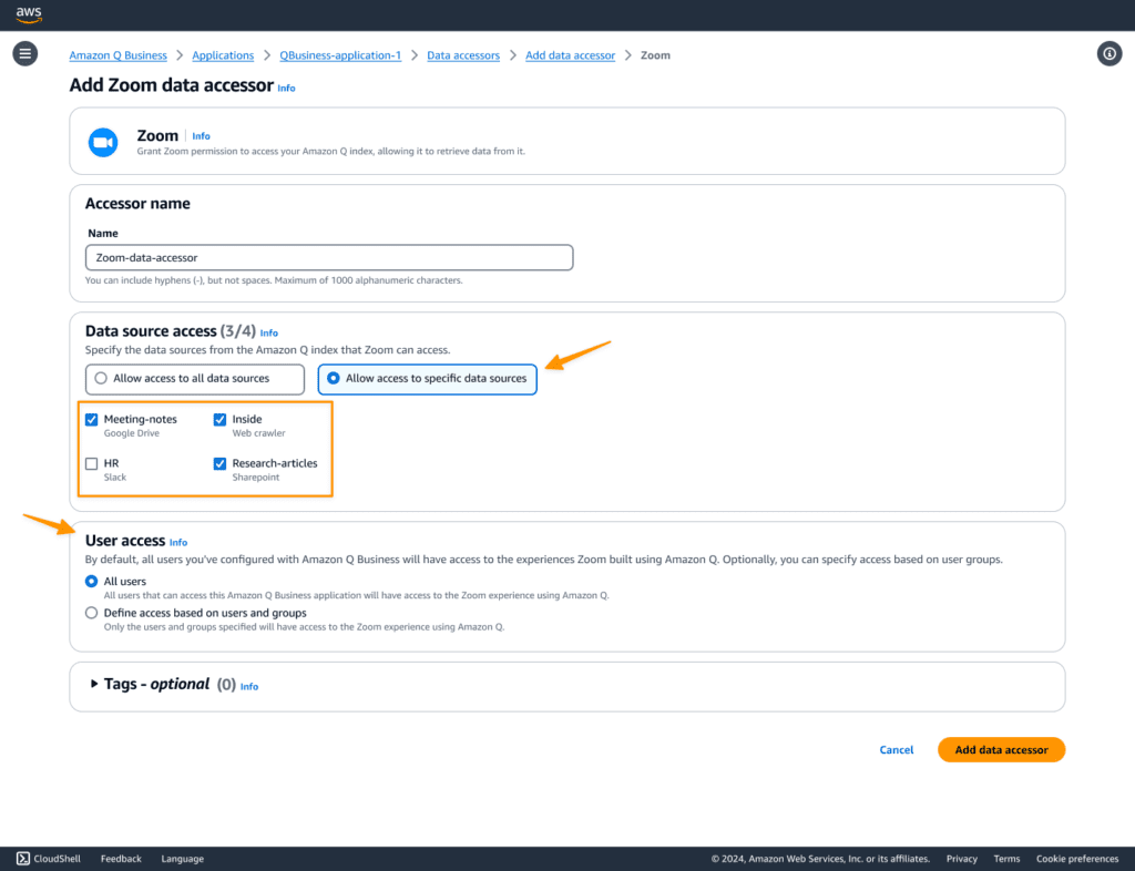 Customers may discover a list of all verified ISV apps on the Add data accessor page. Customers may discover a list of all verified ISV apps on the Add data accessor page.