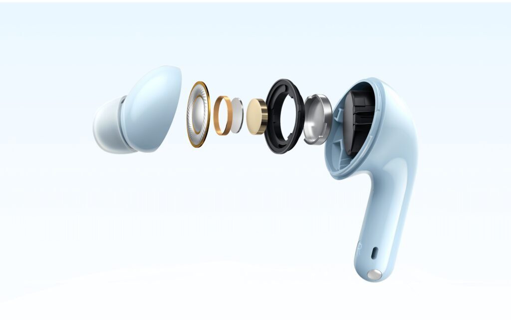 Redmi Buds 6 Lite lies a 12.4mm titanium-diaphragm driver Redmi Buds 6 Lite lies a 12.4mm titanium-diaphragm driver