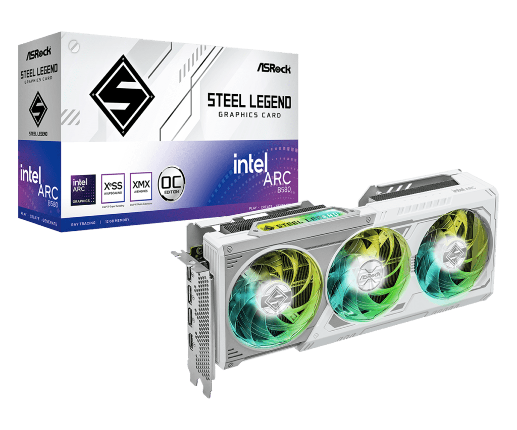 Intel Arc B580 Steel Legend Intel Arc B580 Steel Legend