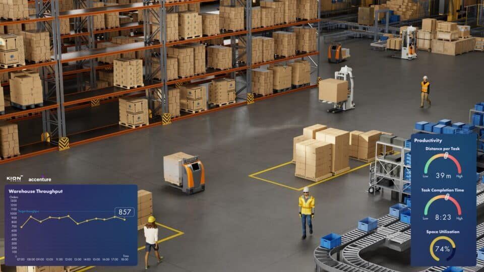 KION's warehouse management software can design and assign tasks for robot brains KION's warehouse management software can design and assign tasks for robot brains