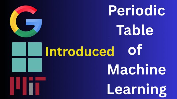 machine learning periodic table