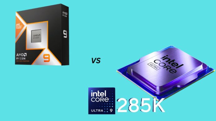 Intel Core Ultra 9 285K vs AMD Ryzen 9 9950X3D